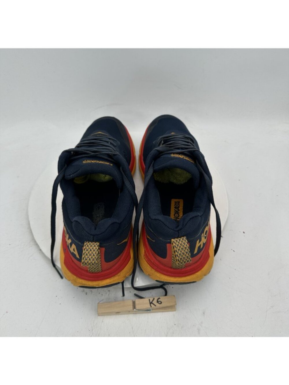 Hoka One Challenger ATR 6 Men Size 11D 1106510 OSRY Outer Space Yellow Shoes - Picture 8 of 11